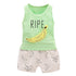 Banana Vest Shorts Outfit (Multiple Colors)